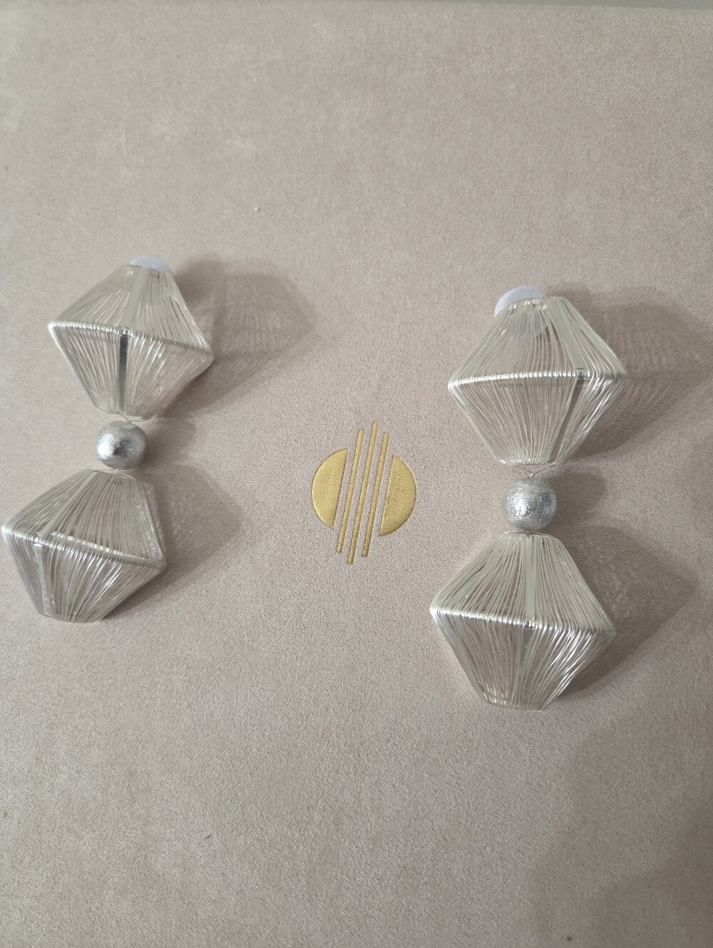 NITA KHOI Silver Geometric Statement Earrings - Women Jewelry. BRAND NEW